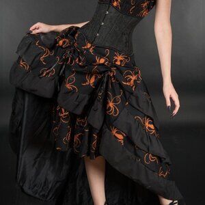 The Shepherd's Knot Victorian Gothic Steampunk Octopus Bustle Ruffle Skirt